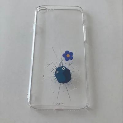 スマホカバー 体が硬い岩ピクミンiPhone SE用(第2世代・第3世代)