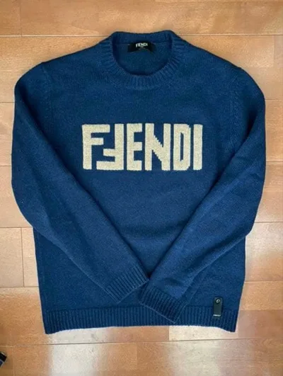 FENDI ニット セーター ネイビー