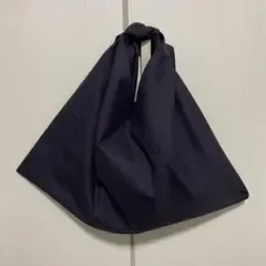 ハンドメイド あずま袋 黒紫