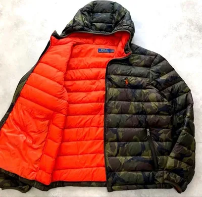 POLO RALPH LAUREN カモフラ ダウンジャケット