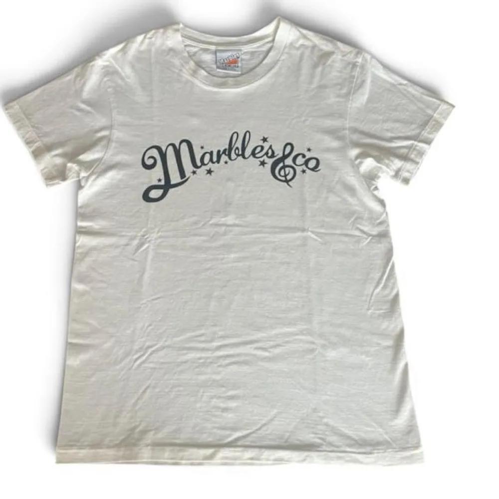 Marbles&co Tシャツ ホワイト 星柄 日本製