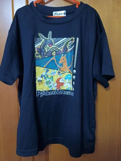 ポケットモンスター 半袖Tシャツ ブラック