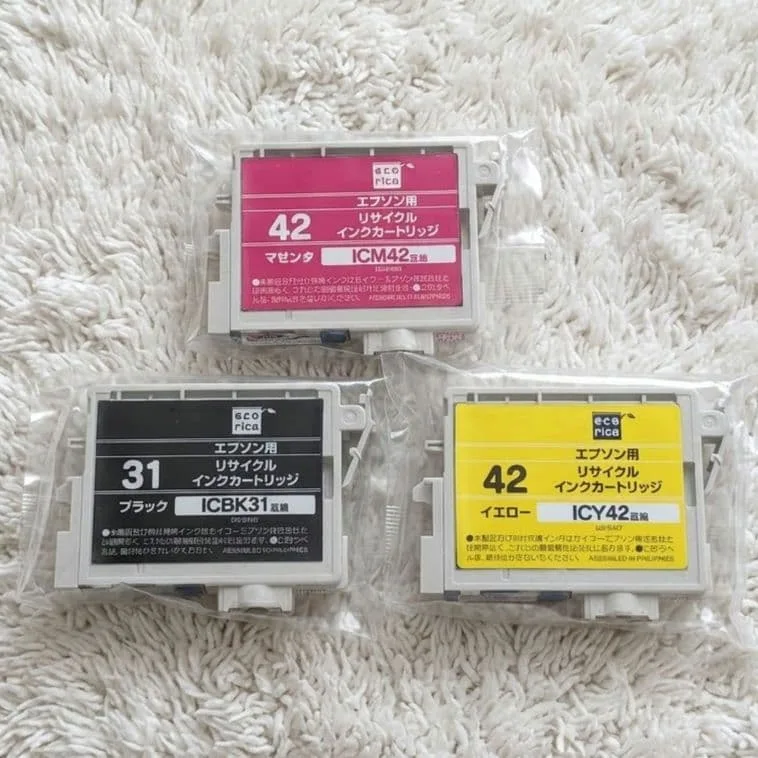 エコリカ インクカートリッジ エプソン用 IC4CL42互換 顔料 EPSON