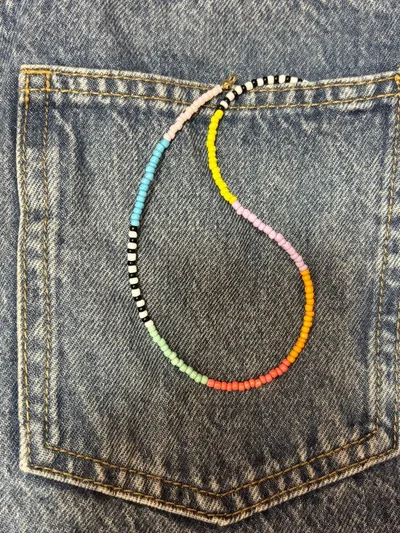 ネックレス ビーズ ハンドメイド カラフル