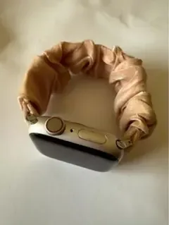 Apple Watch サテンフリルバンド ピンク