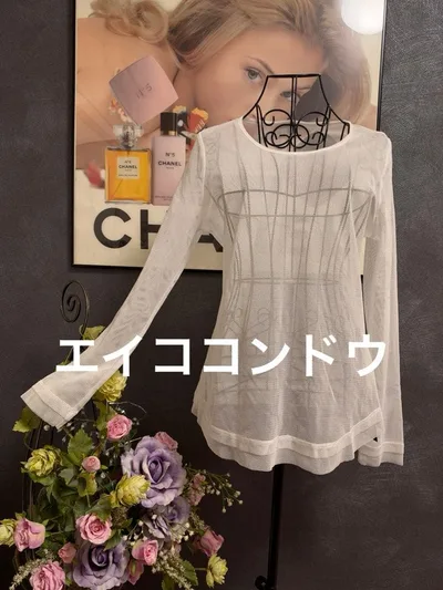 《新品》《未使用》《タグ付き》《エイココンドウ》《メッシュトップ》《ホワイト》