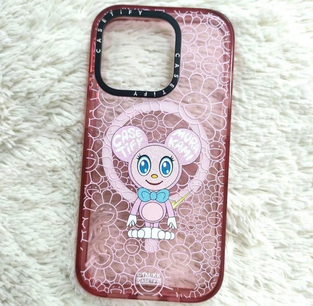 iPhone15Pro CASETiFY 村上隆 MagSafe ピンク