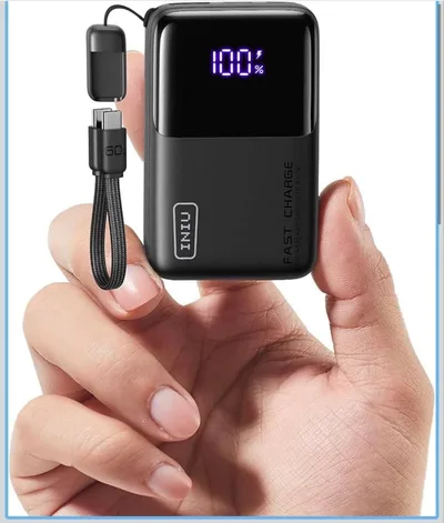 INIU モバイルバッテリー 超小型 45W急速充電 10000mAh 軽量