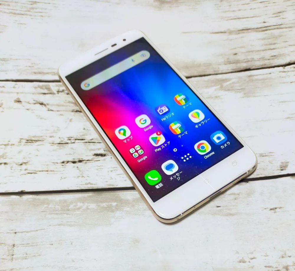 ASUS ZenFone パールホワイト SIMフリー f-17