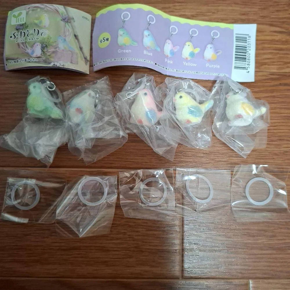 ふわとりの mine charm 全5種 コンプリート 新品未使用
