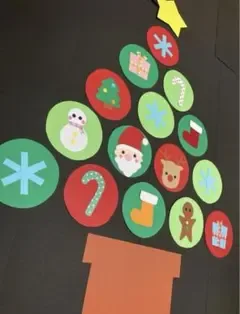 壁面飾り クリスマス クリスマスツリー ガーランド