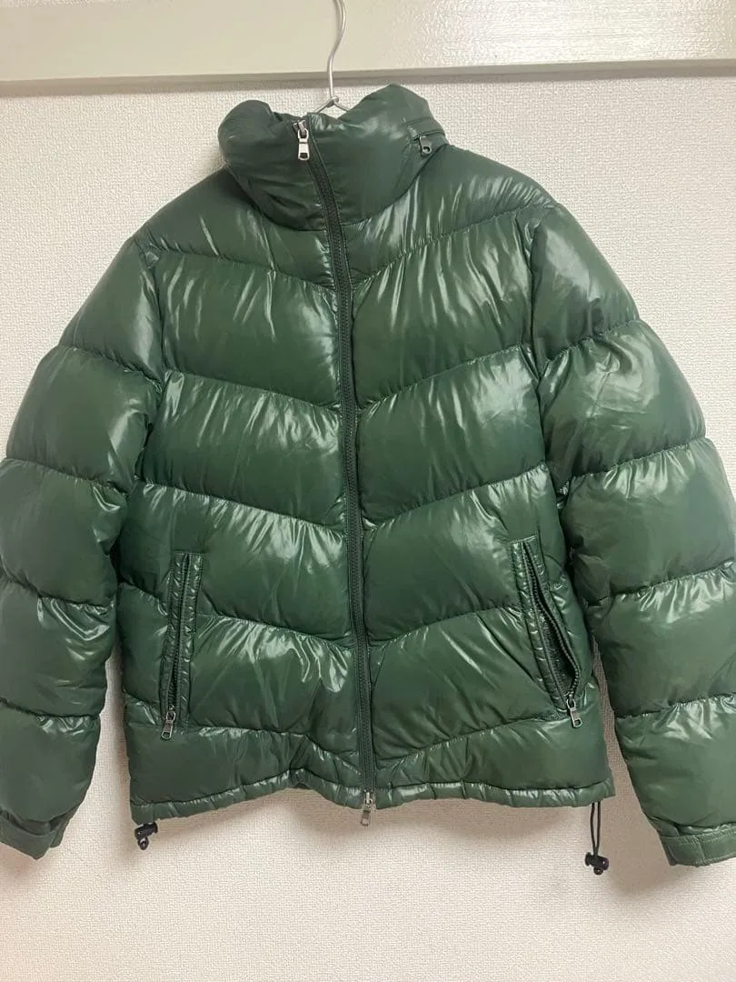 【良品】CAMP7 グリーン ダウンジャケット Mサイズ