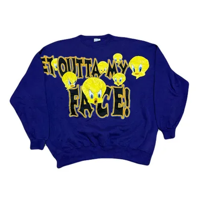 90s Looney Tunes トゥイーティー スウェット USA製