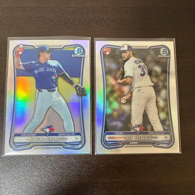 2026 TOPPS chrome BlueJays Red RC セット