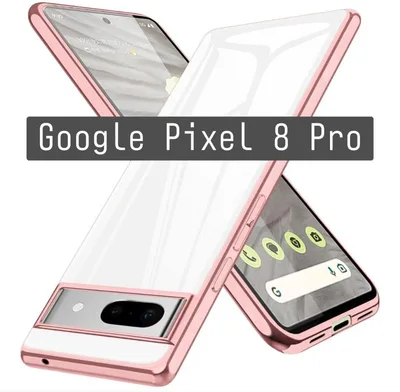 GooglePixel 8 Pro スマホケース クリア ローズゴールド カバー
