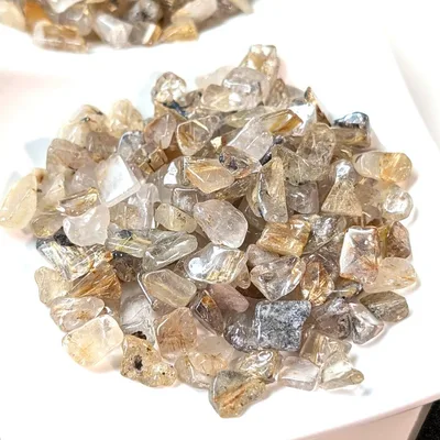 最強のパワーチャージを!!金針水晶 ルチルクォーツ 浄化さざれ50g 金運天然石