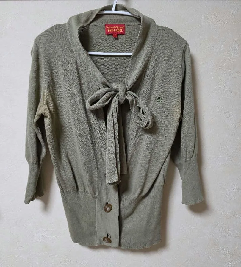 Vivienne Westwood リボン カーディガン