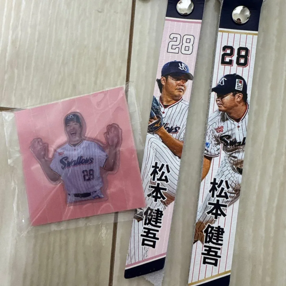 東京ヤクルトスワローズ 松本健吾 ボンフィン ぷくぷくシール