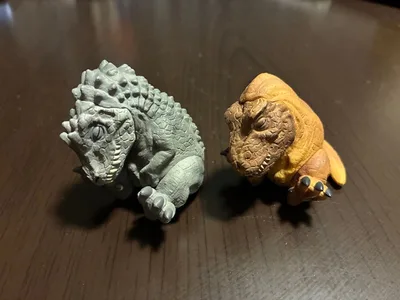 恐竜 肩ズンFig 2個セット