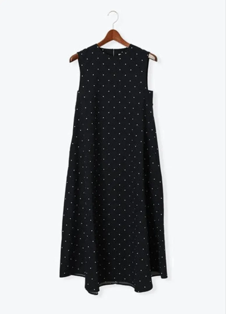 新品 Te chichi リネンライクドットワンピース