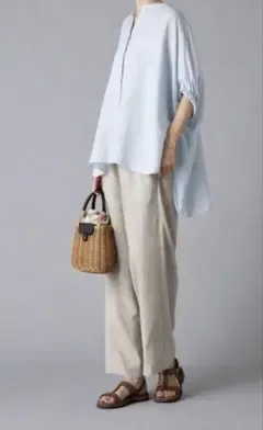 BEARDSLEY シアーチェックブラウス
