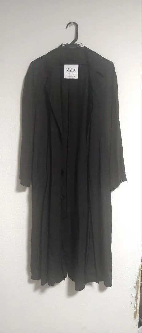 ZARA ロングコート ブラック Mサイズ