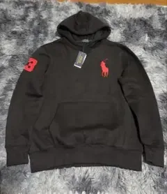 新品 POLO RALPH LAUREN ビッグポニー パーカー ブラック M