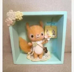 作家 りす 羊毛フェルト ぬいぐるみ