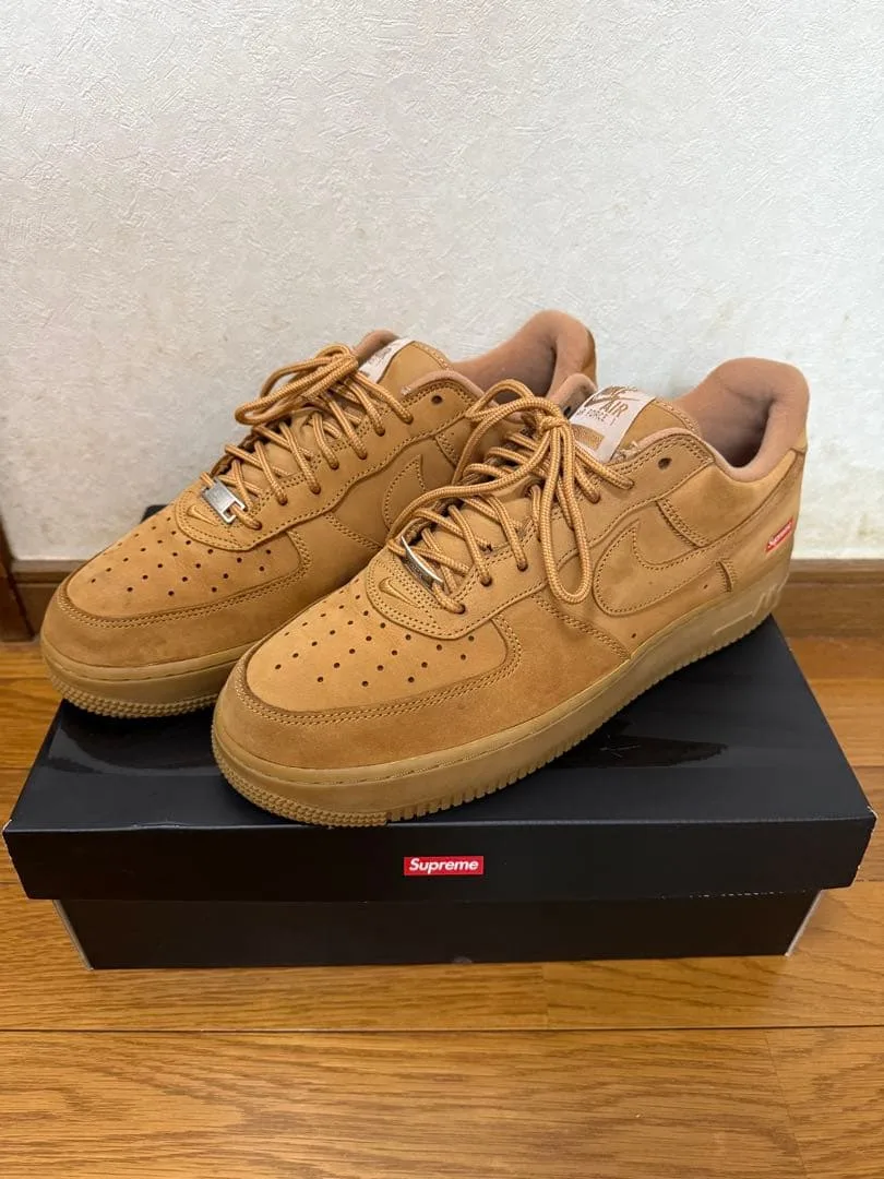 Supreme NIKE AIR FORCE 1 Flax Wheat