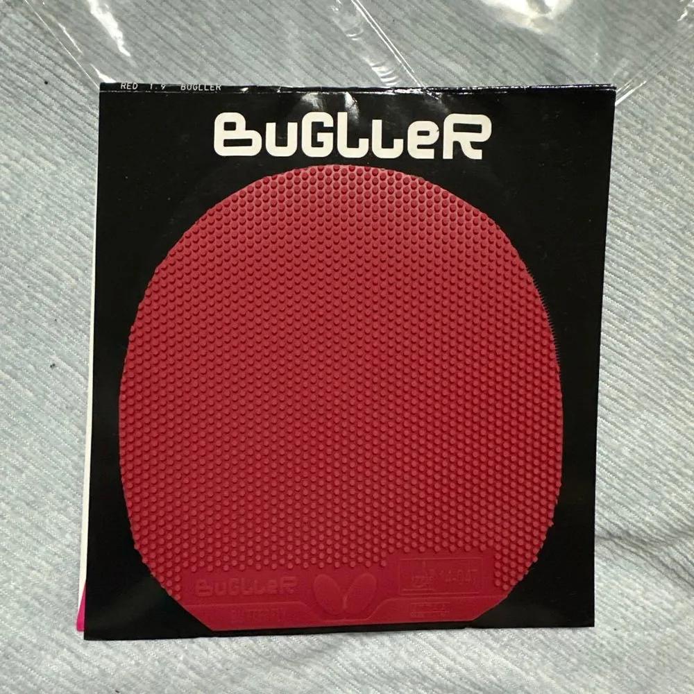 Butterfly BuGLLeR 卓球ラバー レッド 1.9mm