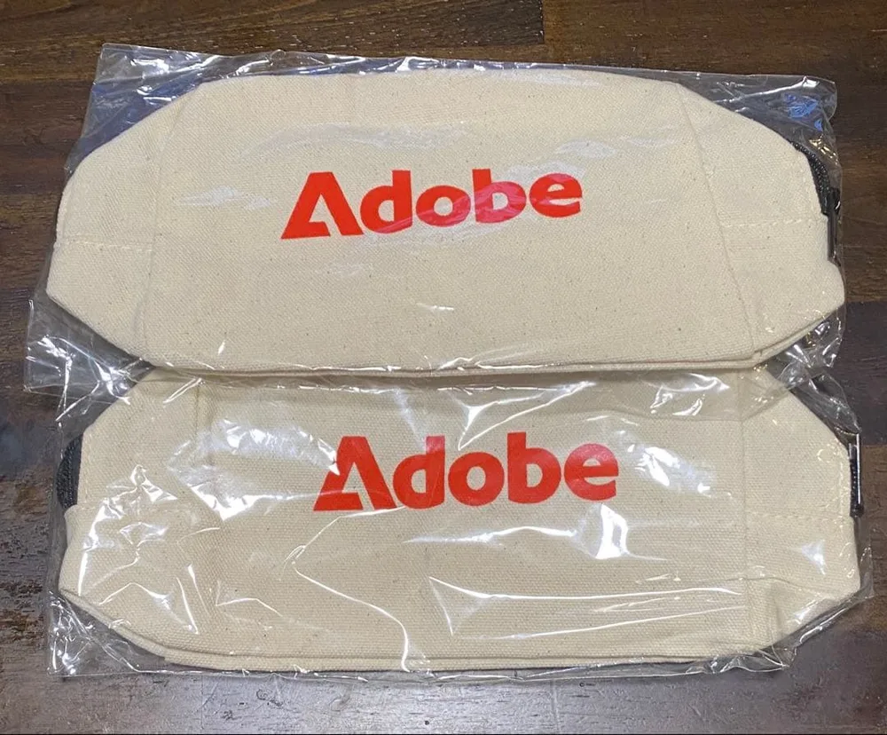Adobe ポーチ ふでばこ ペンケース ペン入れ 2個セット
