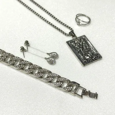 シルバーカラー アクセサリー 4点セット