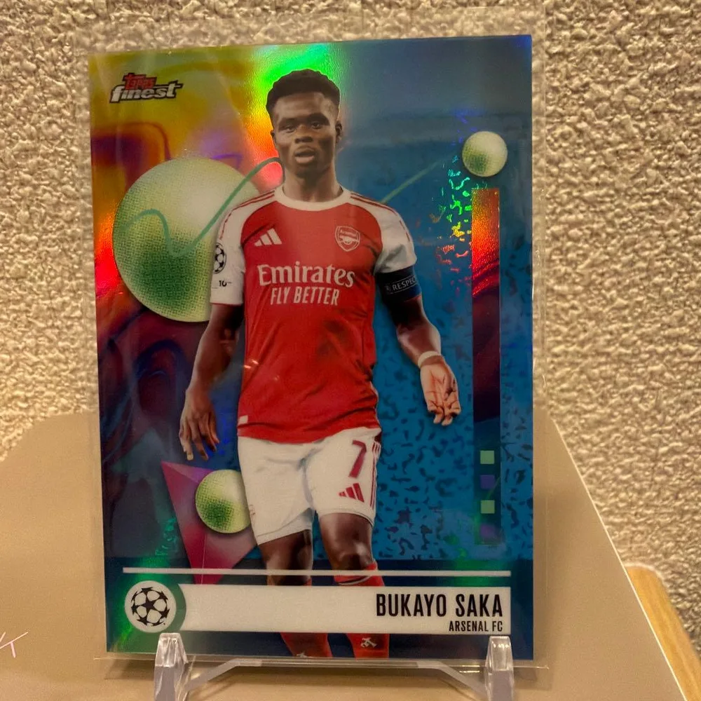 Topps Finest Bukayo Saka Arsenal sp