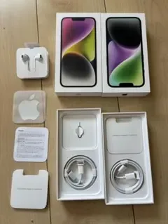 Apple iPhone 14 128GB 箱&ケーブルセット