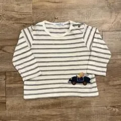 【最終値下げ!】familiar 長袖 ボーダー Tシャツ 80cm