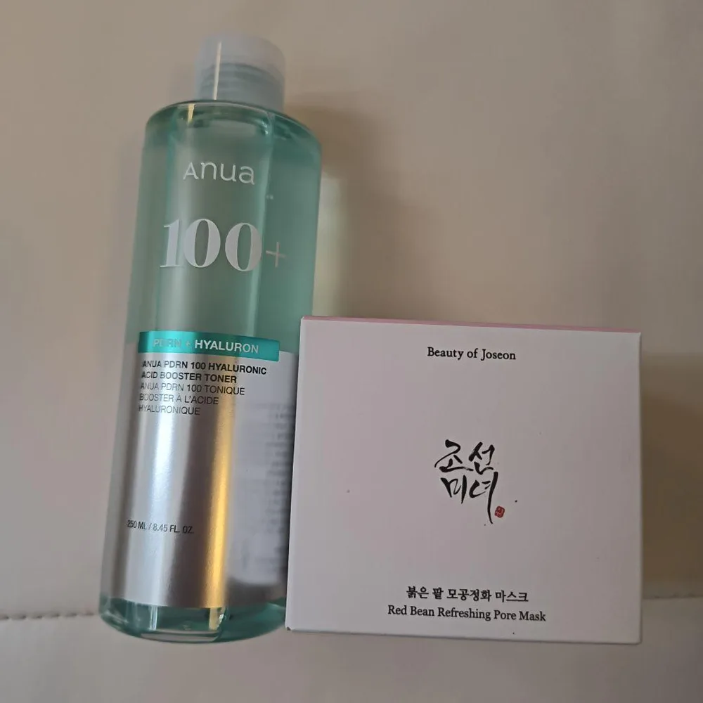アヌア化粧水100+ &新品未使用 BOJ 赤小豆マスクパック 2点セット