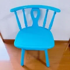 即購入⭕️ 木製 チェア 椅子 ブルー