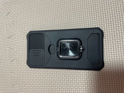 iPhone11Pro用ケース カメラ保護リング付き ブラック