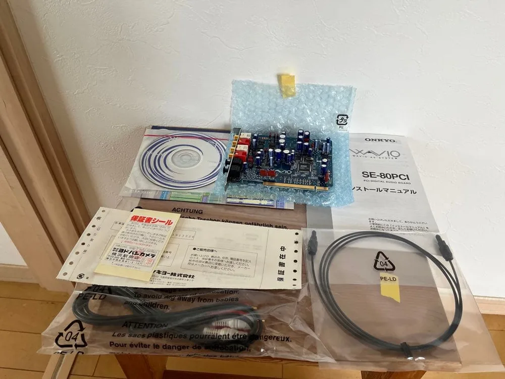 ジャンク ONKYO WAVIO SE-80PCI PCIオーディオボード