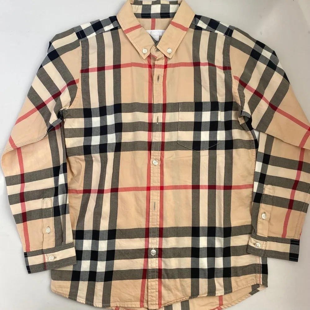 BURBERRY チェック柄 長袖シャツ 140cm