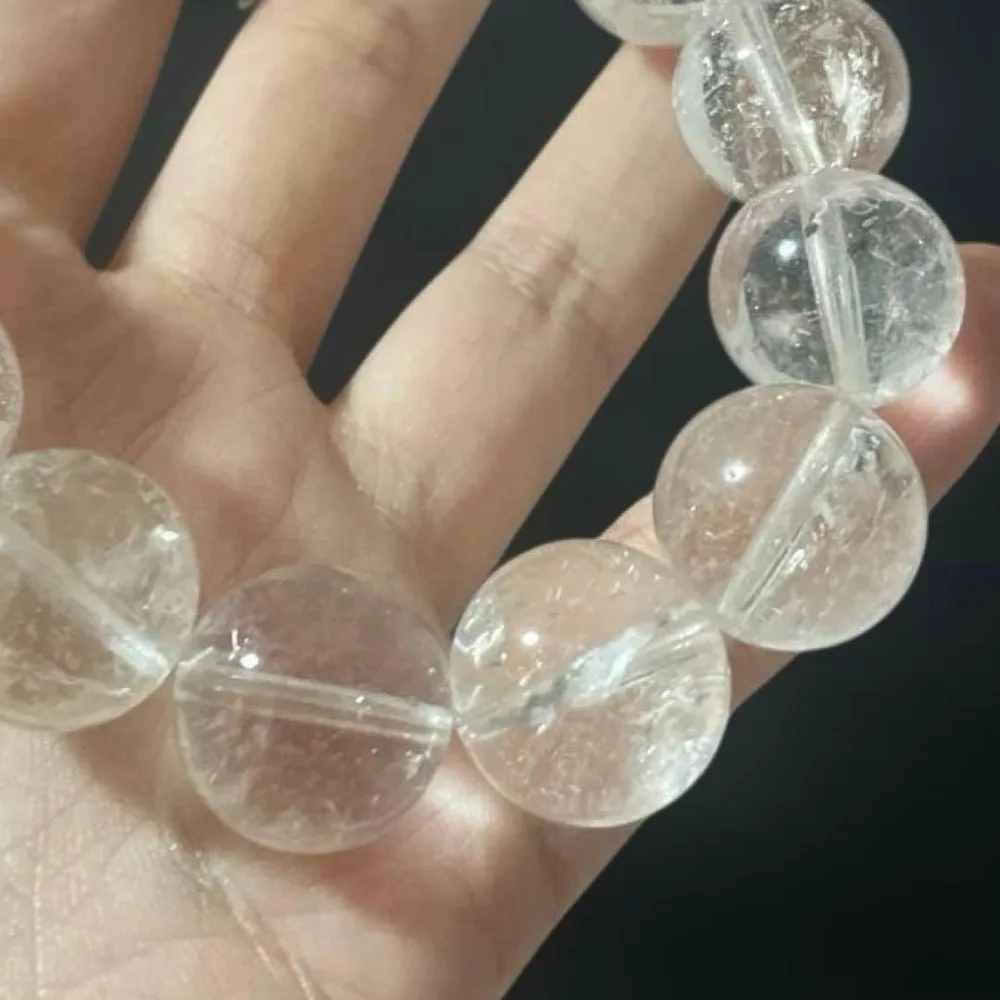 超美品 ヒマラヤ水晶ブレスレット