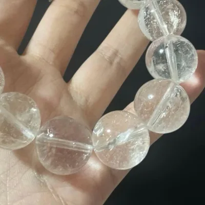 超美品 ヒマラヤ水晶ブレスレット