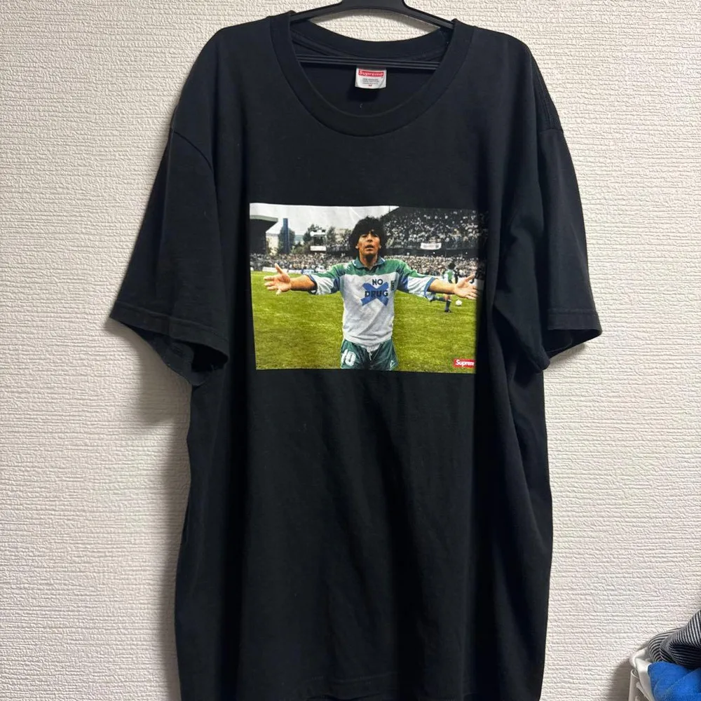 Supreme Maradona Tee ブラック M