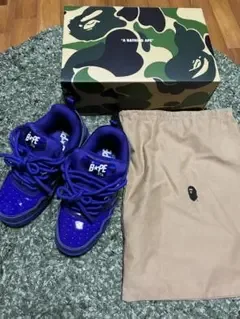 A BATHING APE BAPE STA スニーカー ブルー