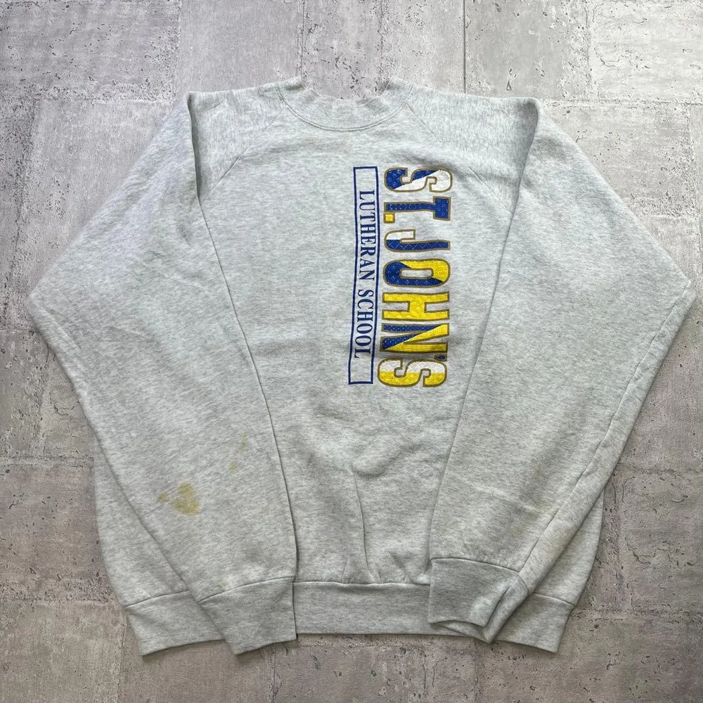 90s USA製 Fruit of The Room ラグランスウェット2XL