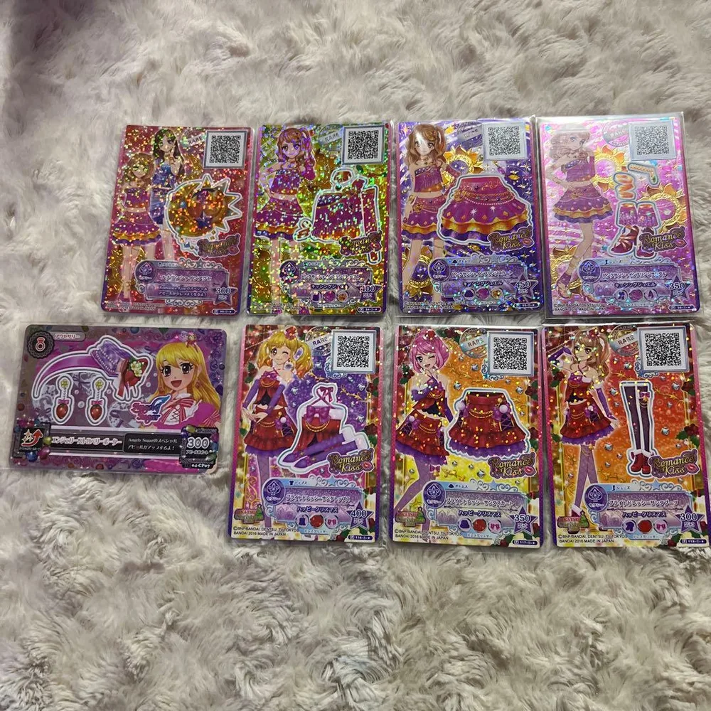 アイカツカード ロマンスキス 7枚+エンジェリーシュガー 1枚 計8枚