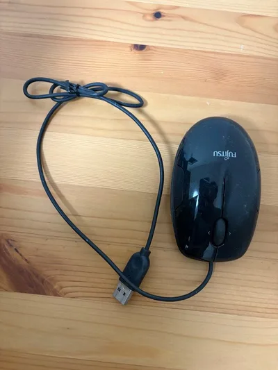 富士通 FUJITSU USB有線マウス 本体