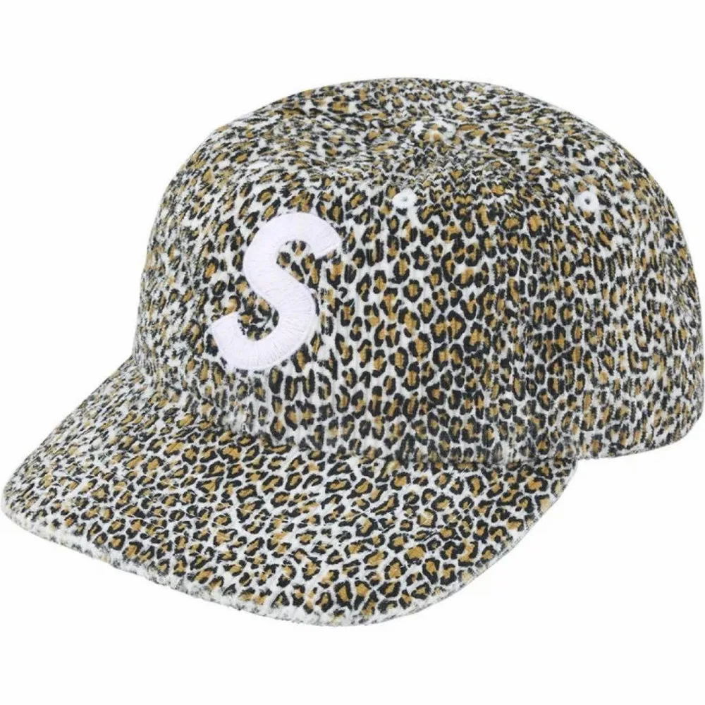 Supreme Corduroy S Logo 6-Panel Leopard