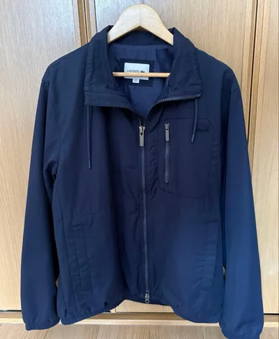 LACOSTE ナイロンジャケット ネイビー FR50 US M