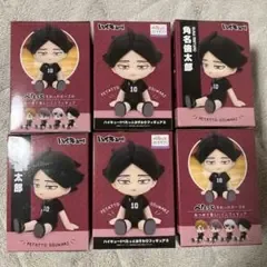 6個セット/角名倫太郎/ハイキュー!! ぺたっとおすわりフィギュア3